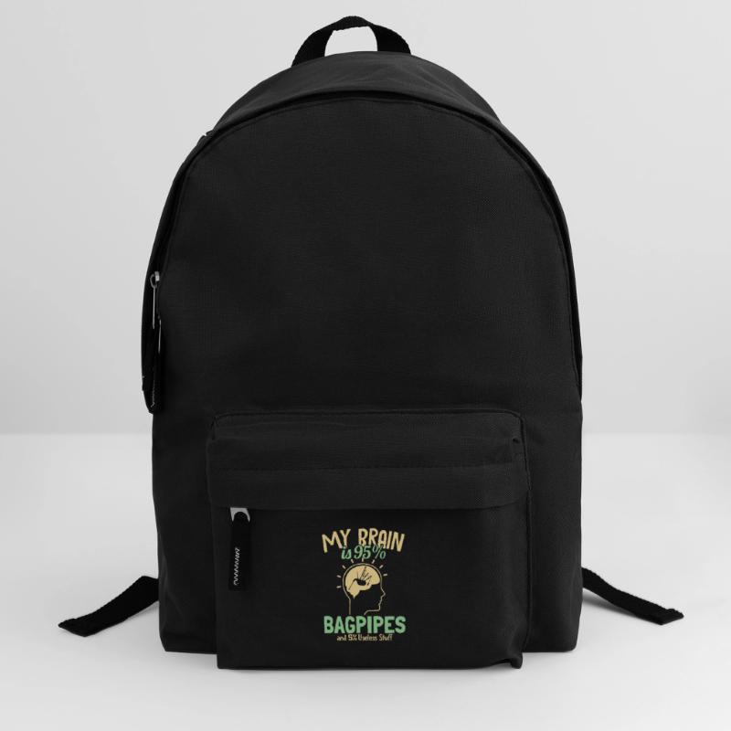 Mon cerveau est composé à 95% de cornemuse Cours de cornemuse Sarbacane Sac à dos