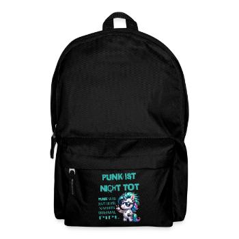 Festival Fun I'm old but punk isn't dead - Backpack - black - Front