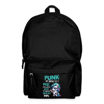 Festival Fun I'm old but punk isn't dead - Backpack - black - Front