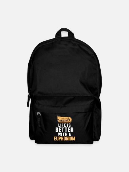 Das Leben ist besser mit einem Euphonium-Euphonisten-Player - Rucksack - Schwarz