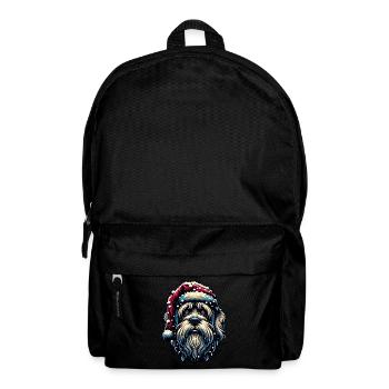 Père Noël Chien Noël Hommes et femmes - Sac à dos - noir - Devant
