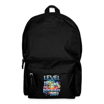 Level 18 Unlocked since: 2007 Birthday - Backpack - black - Front