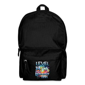 Level 34 Unlocked since 1982 Birthday - Backpack - black - Front