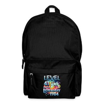 Level 41 Freigeschaltet seit 1982 Geburtstag - Rucksack - Schwarz - Vorne