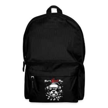 Père Noël Chien Noël Hommes et femmes - Sac à dos - noir - Devant