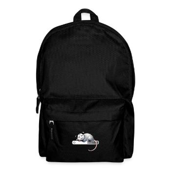 Entspannter Opossum Schlaf Modus - Rucksack - Schwarz - Vorne