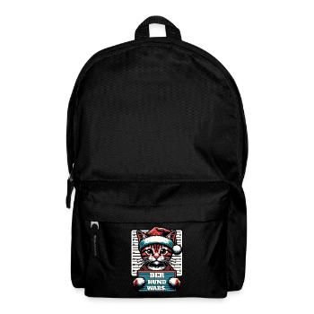 Santa Claus Funny Cats Christmas - Backpack - black - Front