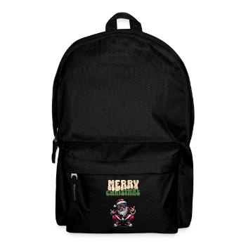 Santa Claus is dancing on xmas Christmas funny - Rucksack - Schwarz - Vorne