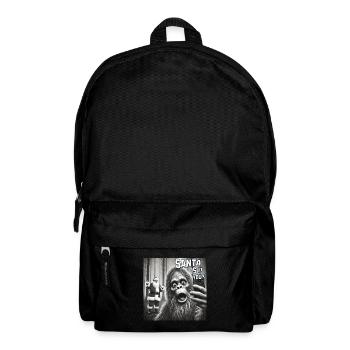 Bigfoot & Santa really exists Selfie Christmas - Rucksack - Schwarz - Vorne