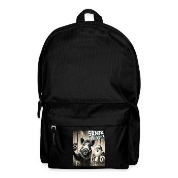 Cats Selfie Santa Selfie Christmas - Backpack - black - Front