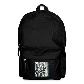 Cats Selfie Santa Selfie Christmas - Backpack - black - Front