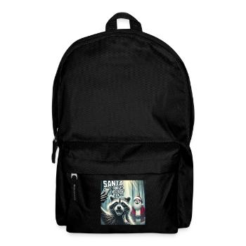 Cats Selfie Santa Selfie Christmas - Backpack - black - Front