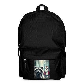 Cats Selfie Santa Selfie Christmas - Backpack - black - Front