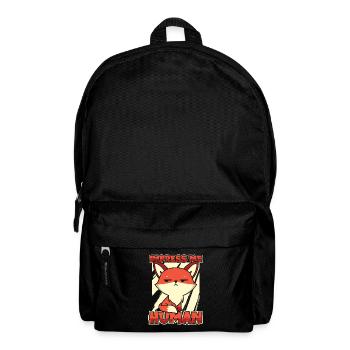 Impress Me Human Caninae Rotfuchs Canidae Fuchs - Rucksack - Schwarz - Vorne