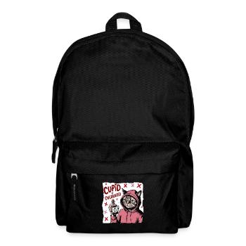 Single Valentinstag Liebe Amor lustiges Spruch - Rucksack - Schwarz - Vorne