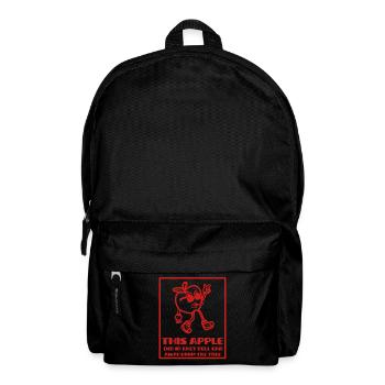 Der Apfel des Erfolgs - Rucksack - Schwarz - Vorne