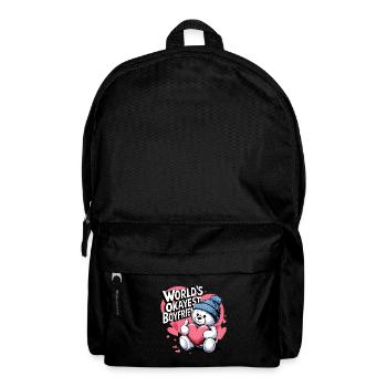 Partner Schatz Valentinstag Liebe lustiger Spruch - Rucksack - Schwarz - Vorne