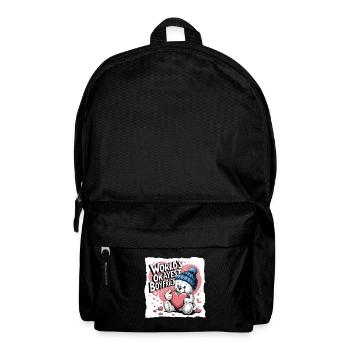 Partner Schatz Valentinstag Liebe lustiger Spruch - Rucksack - Schwarz - Vorne