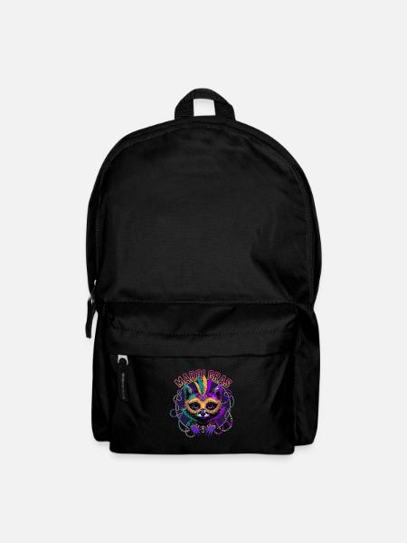 Mardi Gras Outfit & dress for women & men kids - Rucksack - Schwarz