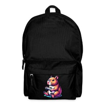Pixel Art Video Games Gamer Capybara - Backpack - black - Front