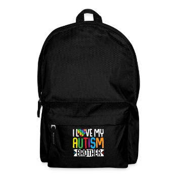 Autism Awareness Gift Sister Brother - Backpack - black - Front