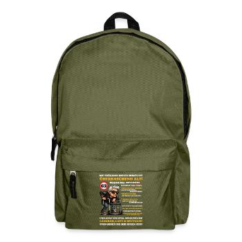 Birthday 62 years Surprisingly old - Backpack - olive green - Front
