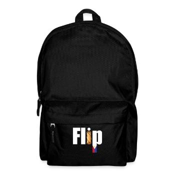 Spring Rolls Lumpia Flip Filipino Food - Backpack - black - Front