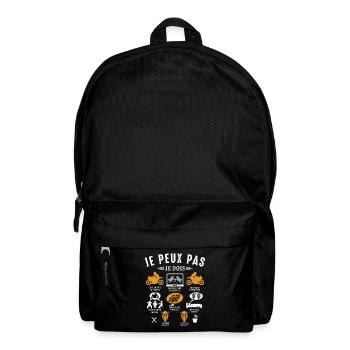 Ich kann kein Motorrad haben - Rucksack - Schwarz - Vorne