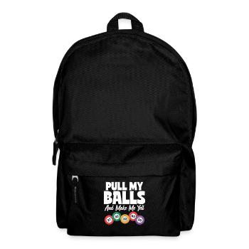 Bingo Gift for Bingo Players - Backpack - black - Front
