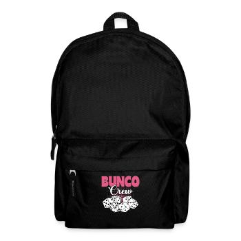Bunco Würfelabend Bunco Crew Turnier - Rucksack - Schwarz - Vorne