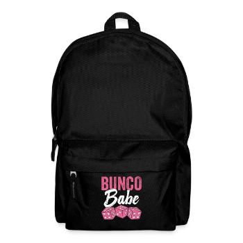Bunco Babe Women's Bunco Women's Dice Night - Backpack - black - Front