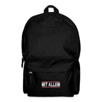 Mit Allem für einen Dönermann - Rucksack - Schwarz - Vorne