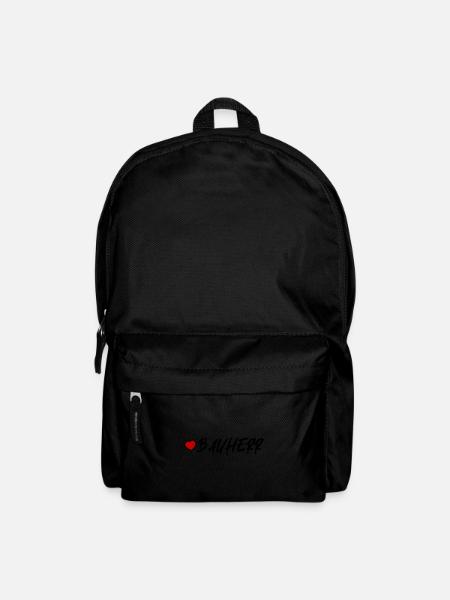 Bauherr Herz Haus Bau - Rucksack - Schwarz