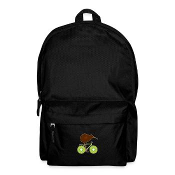 Neuseeland Kiwi Radfahren Fahrrad Kiwis Geschenk - Rucksack - Schwarz - Vorne