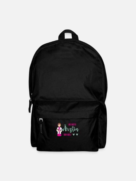 Ärztin shirt • Die beste Ärztin der Welt Geschenk - Rucksack - Schwarz