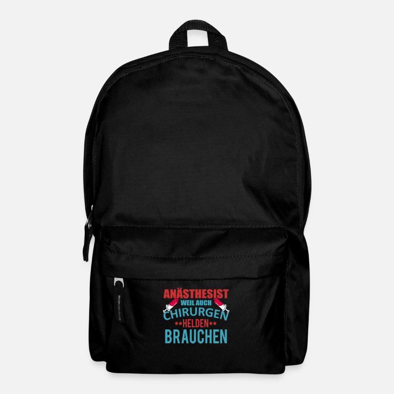 Anästhesist shirt • Helden • Anästhesist Geschenk - Rucksack - Schwarz