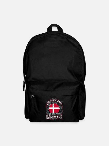 Dänemark Angeln Skandinavien Geschenk - Rucksack - Schwarz