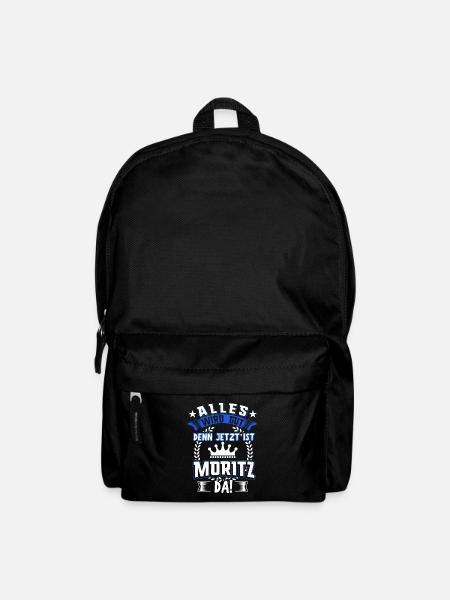 Moritz Name Vorname Geschenk - Rucksack - Schwarz