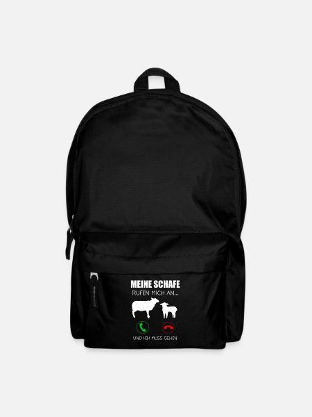 Schaf Schafe Schäfer Geschenk - Rucksack - Schwarz