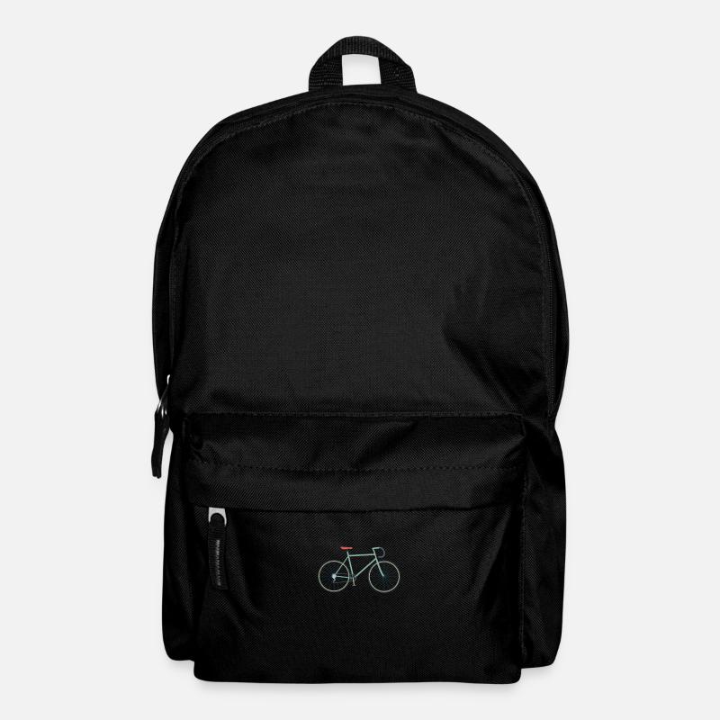 Fahrrad Mountainbike Rennrad MTB Geschenk Idee - Rucksack - Schwarz