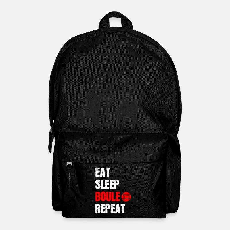 Petanque petanque petanque bowls gift - Backpack - black