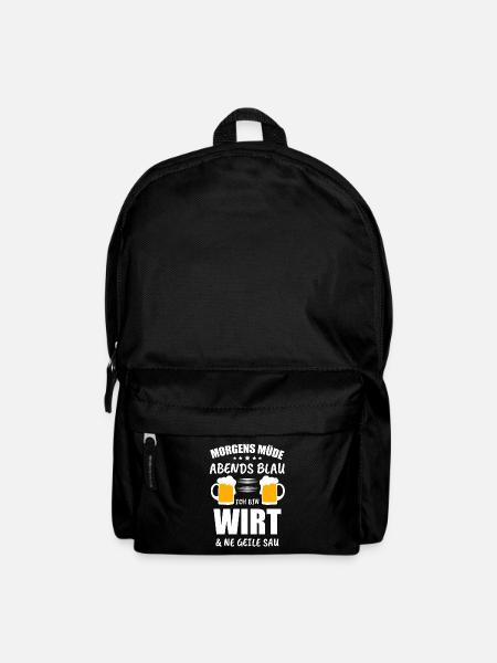 Wirt Wirte Betriebswirt Geschenk - Rucksack - Schwarz
