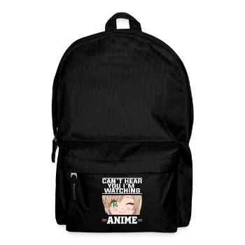 Vêtements d’anime Otaku cadeau - Sac à dos - noir - Devant