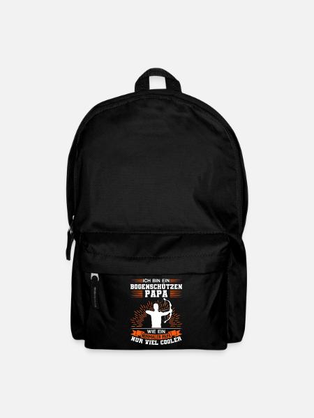 Bogenschütze Papa Bogenschießen Bogenschiessen - Rucksack - Schwarz