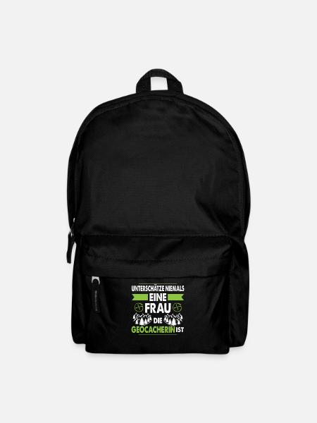 Geocacherin Geoacaching Geocacher Geschenk - Rucksack - Schwarz