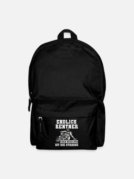 Rentner Ruhestand Rente Geschenk - Rucksack - Schwarz