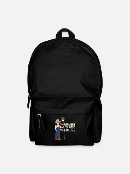 No Farmers No Food No Future Bauern Landwirte - Rucksack - Schwarz