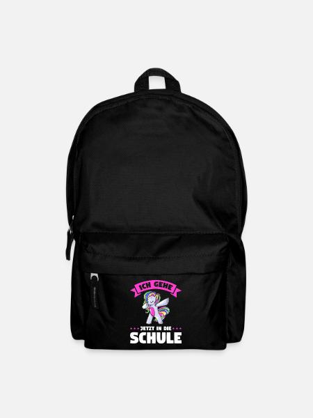Schulkind Schulanfang Schulanfänger Schultüte - Rucksack - Schwarz