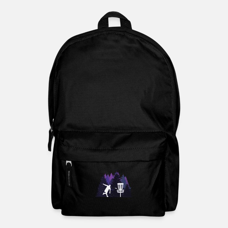 Trendsport Discgolf im schwarzen Wald - Rucksack - Schwarz