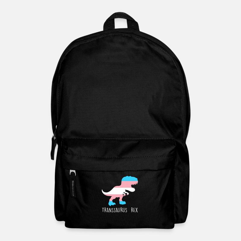 Transgender Dinosaurier Transgender Trans Geschenk - Rucksack - Schwarz